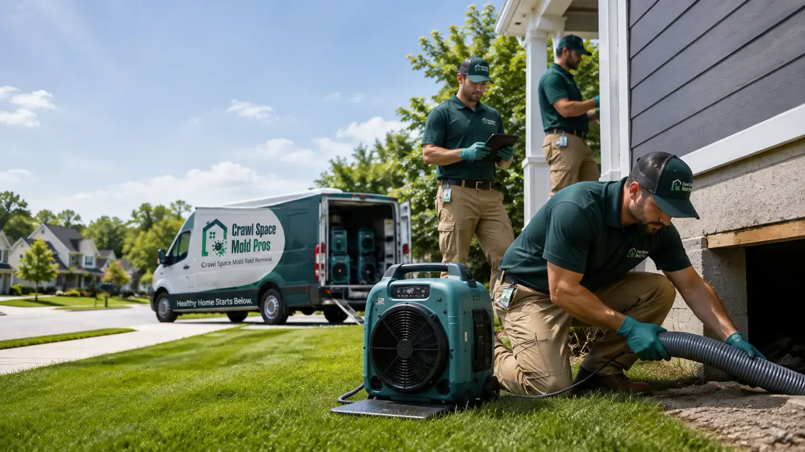 Crawl Space Mold Removal in Broadview Heights, OH